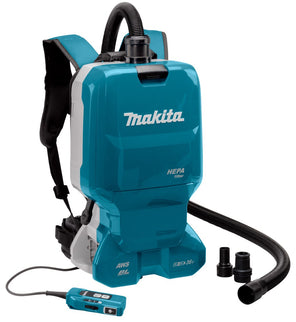 Makita DVC665ZU 2X18V Rugstofzuiger
