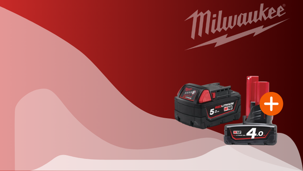 <h2>Milwaukee <br/>Accu Actie</h2>
