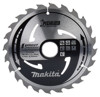 Makita Cirkelzaagblad WPC HM Zaagblad Effi Compo 185X30X24T – E-12164