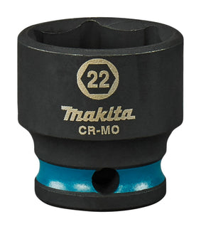 Makita KRACHTDOP IMPACT BLACK 3/8" 22X30MM E-16031