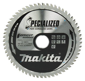 Makita Cirkelzaagblad Aluminium HM Zaagblad 185X30mm 60T 0G Alu – E-16813