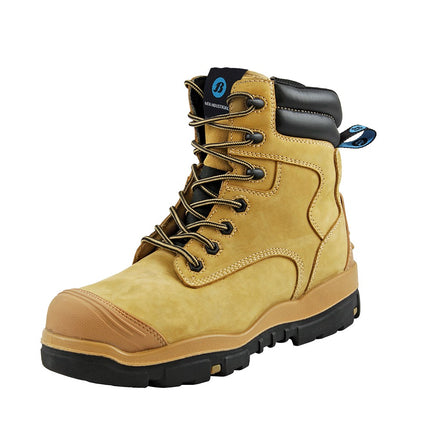 Bata Helix Werkschoen Longreach Wheat - MT 44S3 - Rubber-ZOOL - Volnerf Leder - Bruin – 70686147