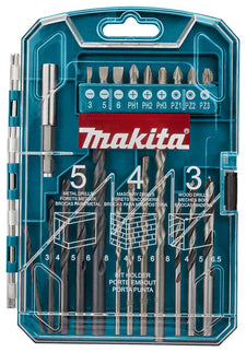 Makita BOOR-/schroefbitset 22-Delig Boren/schroefbit Set – P-44002