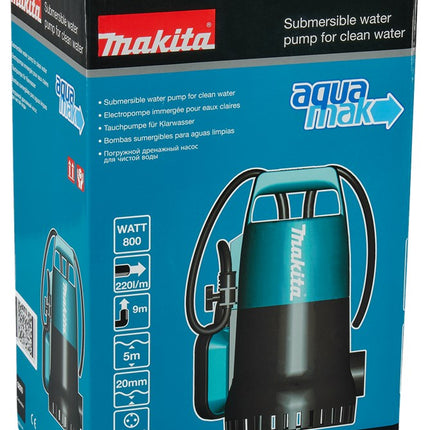 Makita PF0800 230V Dompelpomp Zuiver Water