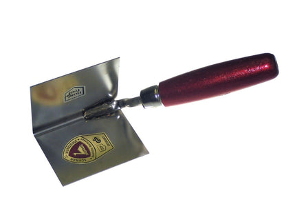 Hoektroffel 80X60X60mm INW. RVS Inwendig Rechte Hoeken – 234001