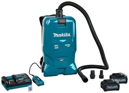 MAKITA VC012GM2NL1 RUGSTOFZUIGER 40V MAX4,0 AH ACCU (2 ST), SNELLADER