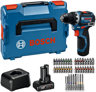 Bosch GSR 12V-32 SOLO ACCUSCHROEFBOORMACHINE TAS - 1X GBA 12V 2,0Ah, 1X GBA 12V 4,0Ah