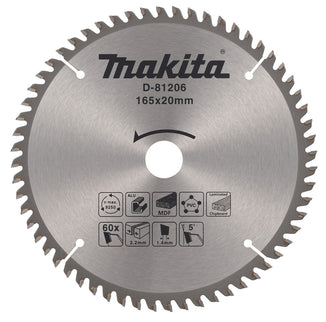 Makita Multizaagblad 165x20mm 60T 5G - D-81206