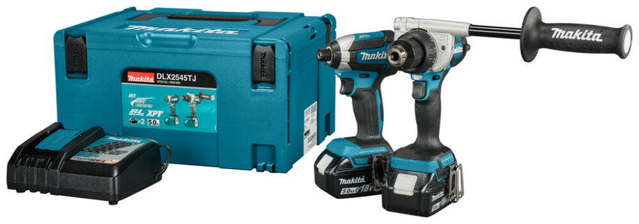 Makita DLX2545TJ LXT 18V Combiset boren en Slagschroeven