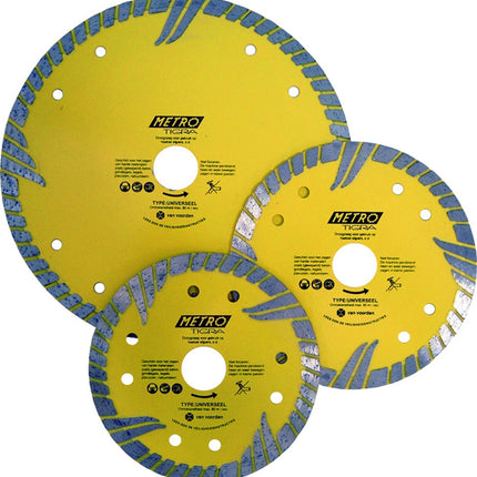 Van Voorden Diamantblad Metro Tigra 125 AS 22,2mm Zonder Waterkoeling – 260805