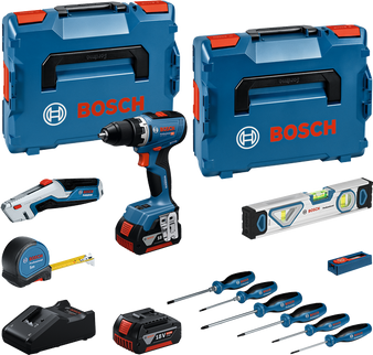 Bosch GSR 18V-65 Accuschroefboormachineset 31/63Nm 2x accu's in L-BOXX - 0615A5007K