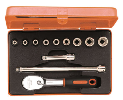 Bahco Doppenset 1/4" 12D – 6712R