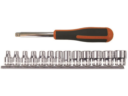 Bahco Doppenset RAIL 1/4" 13D – 6729SM