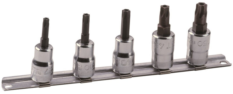 Bahco Doppenset 3/8" RAIL TRR 5D – 7409TORX-TRR/S5