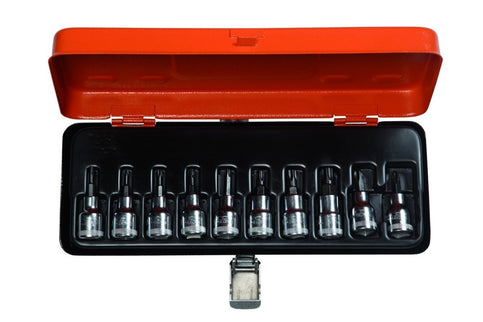 Bahco Schrdr Dopsl Set 1/2" TORX HEX – 7809TORX/10