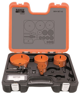 Bahco Gatzagenset Bimetaal 6D – 3834-SET-42