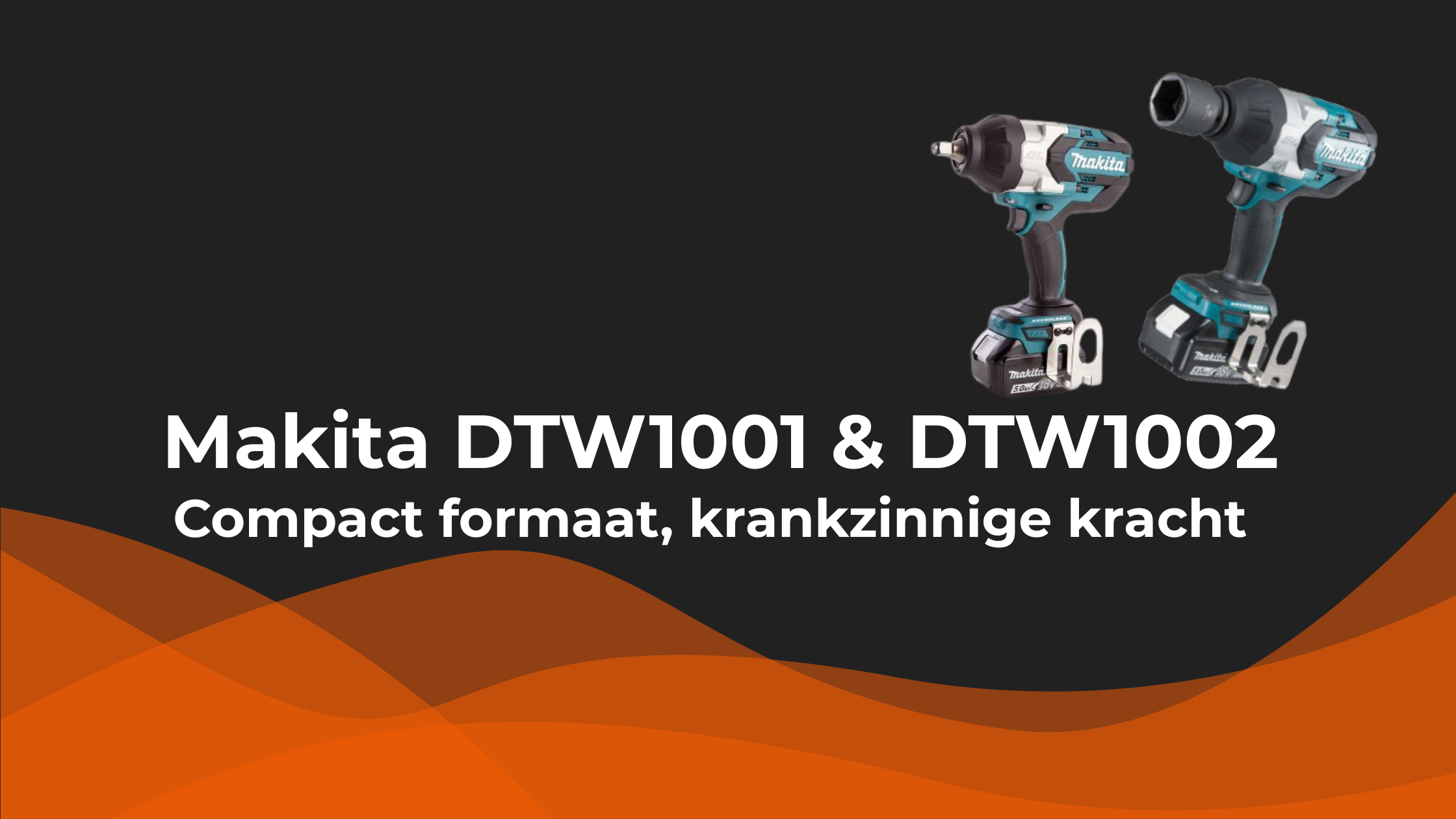 Makita slagmoersleutel DTW1001 en DTW1002: digitaal instelbaar