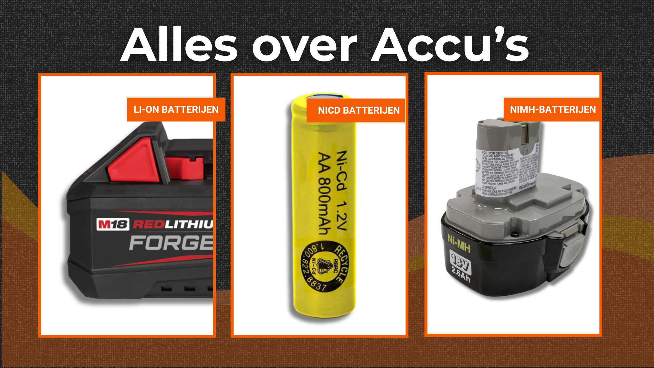 Waar moet u op letten bij het kopen van een accu of een acculader?