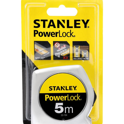 Stanley Rolbandmaat 5M Powerlock – 0-33-194
