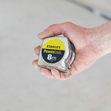 Stanley Rolbandmaat 8M Powerlock – 0-33-198