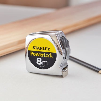 Stanley Rolbandmaat 8M Powerlock – 0-33-198