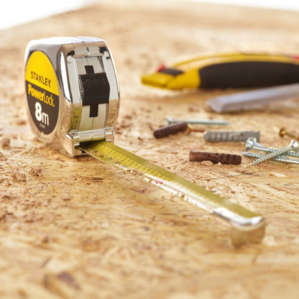 Stanley Rolbandmaat 8M Powerlock – 0-33-198