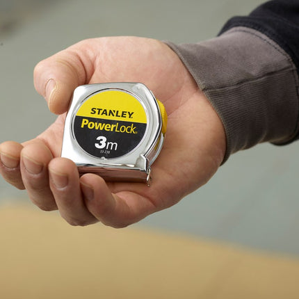 STANLEY ROLBANDMAAT POWERLOCK 3M - 12,7M