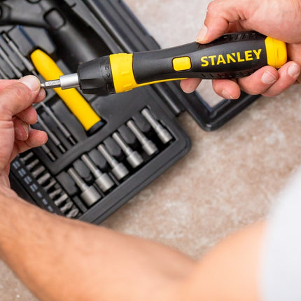 Stanley 38 Delige Pistoolgreep Ratel-Bitset – 0-63-038
