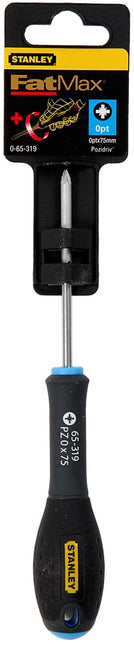 Stanley Fatmax Schroevendraaier Pozidriv PZ0 X 75mm – 0-65-319