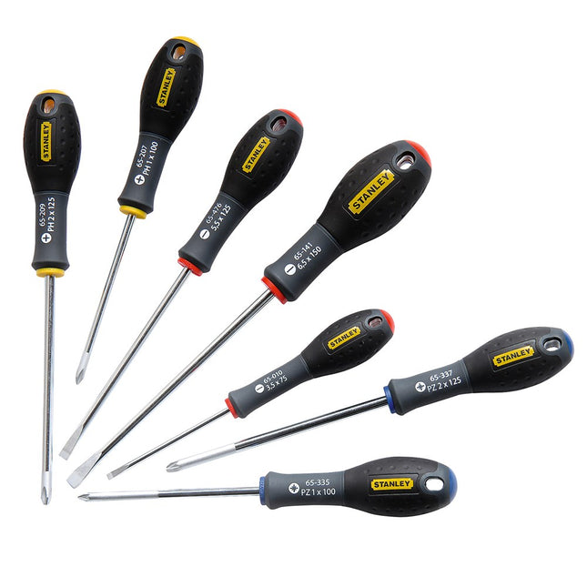 Stanley Fatmax Schroevendraaierset 7-Delig - Standaard/parallel/phillips/pozidri – 0-65-438