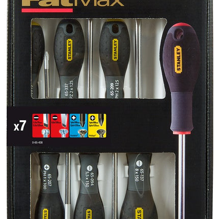 Stanley Fatmax Schroevendraaierset 7-Delig - Standaard/parallel/phillips/pozidri – 0-65-438