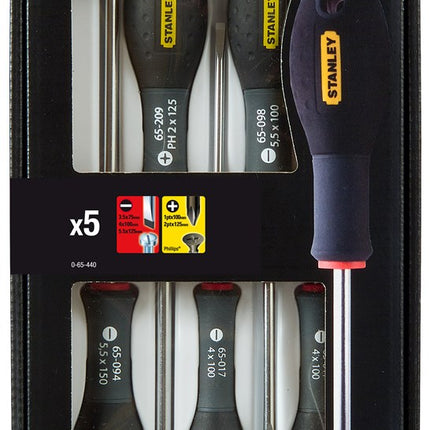 Stanley Fatmax Schroevendraaierset 5-Delig - Parallel/phillips – 0-65-440