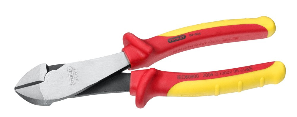 Stanley VDE 1000 V Kracht-Zijsnijtangen 180mm – 0-84-004