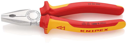 KNIPEX KOMBI-TANG VDE 200MM             VERCHROOMD/COMFORT