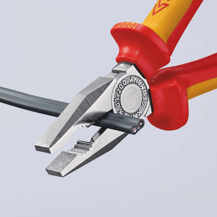 KNIPEX KOMBI-TANG VDE 200MM             VERCHROOMD/COMFORT