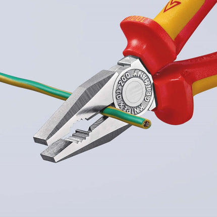 KNIPEX KOMBI-TANG VDE 200MM             VERCHROOMD/COMFORT