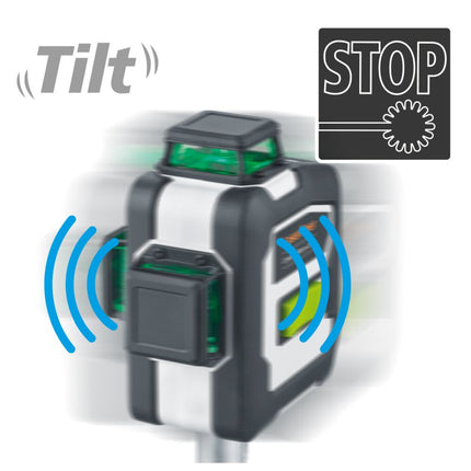 Laserliner COMPACTPLANE-LASER 3G SET 150 CM (GREEN,TILT, BLE, SOFTBAG)