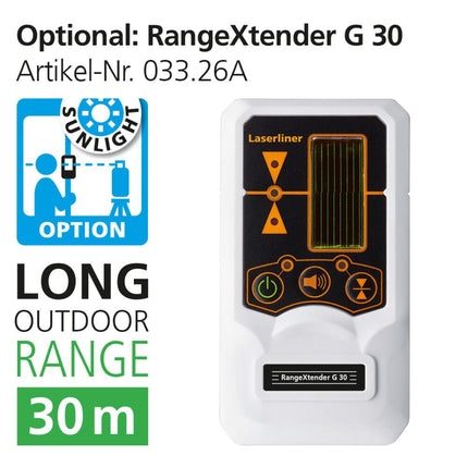 Laserliner COMPACTPLANE-LASER 3G SET 150 CM (GREEN,TILT, BLE, SOFTBAG)