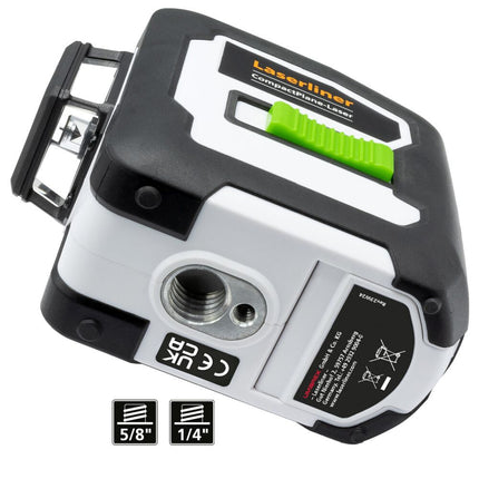 Laserliner COMPACTPLANE-LASER 3G SET 150 CM (GREEN,TILT, BLE, SOFTBAG)