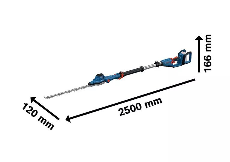 Bosch GHE 18V-50 TP Accu Heggenschaar op Steel - 06008D5000