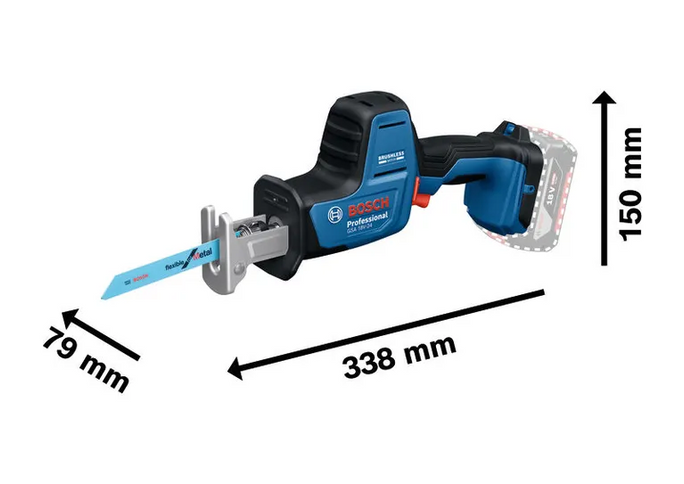 Bosch GSA 18V-24 Accu Reciprozaag - 06016A5100