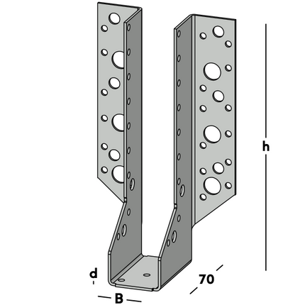 GB Raveeldrager Zwaar 440/38x201mm - 0782055.0020