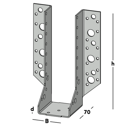 GB Raveeldrager Zwaar 440/59x190mm - 0785305.0020