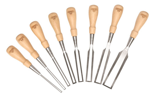 Stanley Houtbeitelset Sweet Heart 8 Delig 3 3, 6, 10, 12, 16, 18, 25, 32mm – 1-16-793