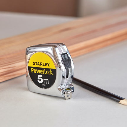 STANLEY ROLBANDMAAT POWERLOCK 5M - 19MM