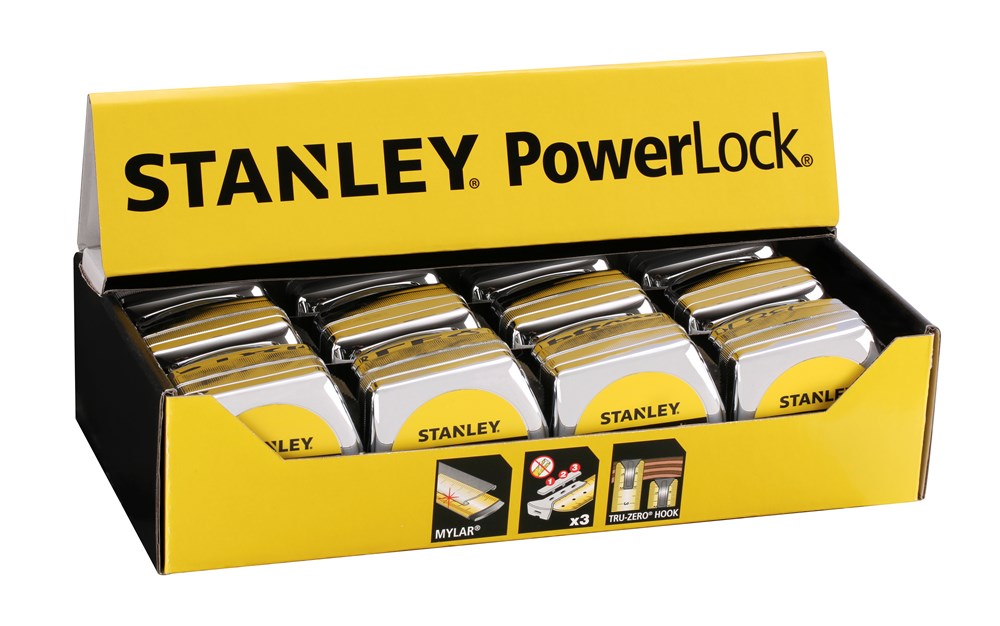 STANLEY ROLBANDMAAT POWERLOCK 8M - 25MM