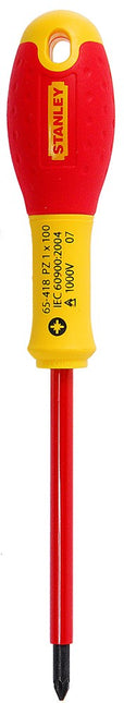 Stanley Fatmax Schroevendraaier Pozidriv VDE PZ1 X 100mm – 1-65-418