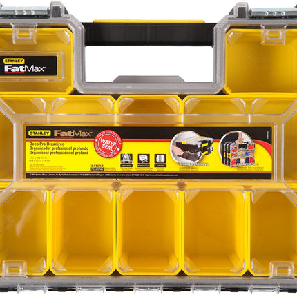 Stanley Organizer 446X357X116mm - Diep Professioneel - met 10 Bakjes – 1-97-518