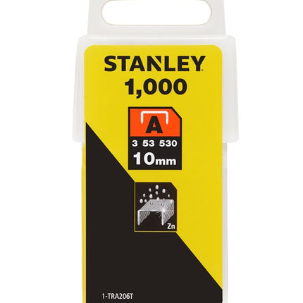 Stanley Nieten 10mm TYPE A - 1000 stuks – 1-TRA206T