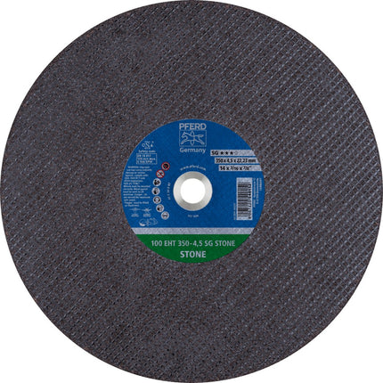 Afbeelding PFERD TOOLS doorslijpschijf vlak, steen 80/100 EHT SG STONE